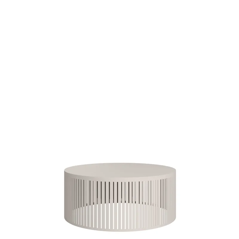 Elenio Sofabord 59 cm Rundt, Beige