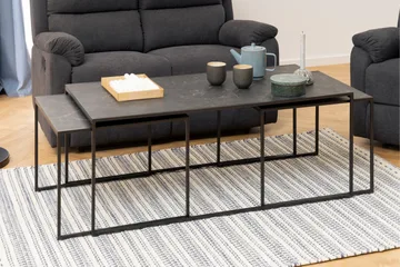 Elgrau Sofabord 120x60 cm - Sort - Møbler - Borde - Sofabord