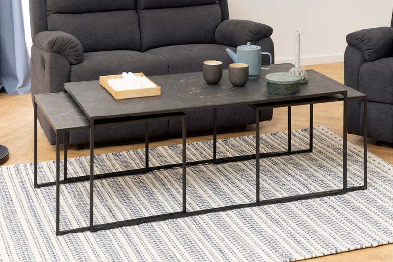 Elgrau Sofabord 120x60 cm - Sort - Møbler - Borde - Sofabord