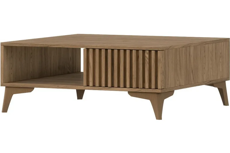 Entsian Sofabord 80 cm, Brun