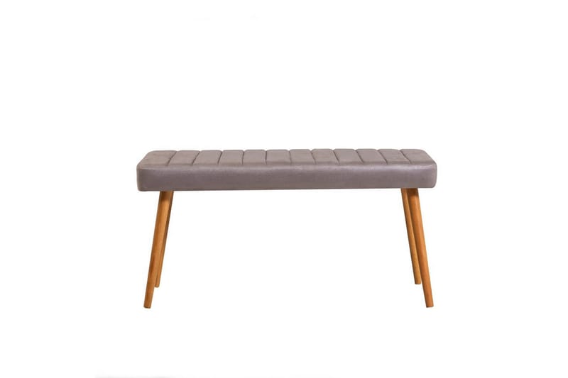 Ergene Spisegruppe 120 cm Rektangulær - Natur/Grå - Møbler - Borde - Spisebordssæt