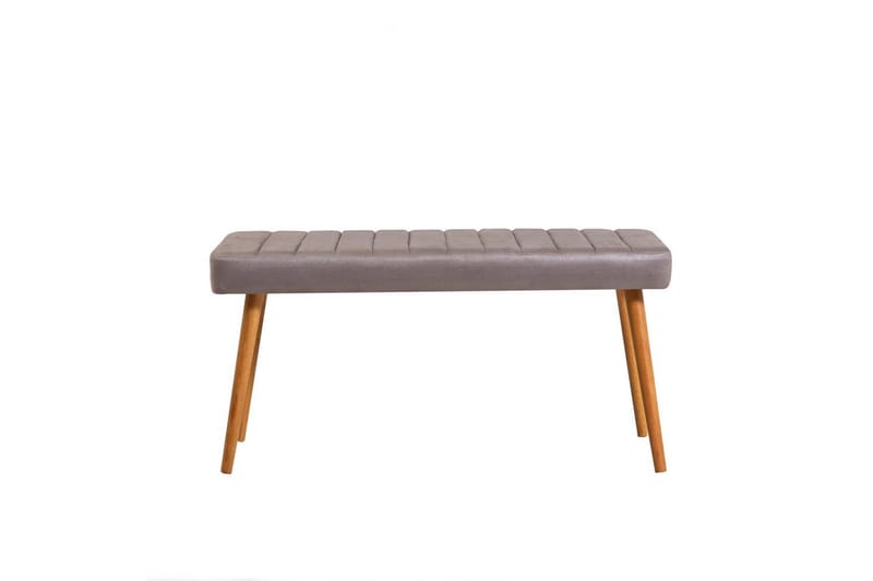 Ergene Spisegruppe 120 cm Rektangulær - Natur/Grå - Møbler - Borde - Spisebordssæt