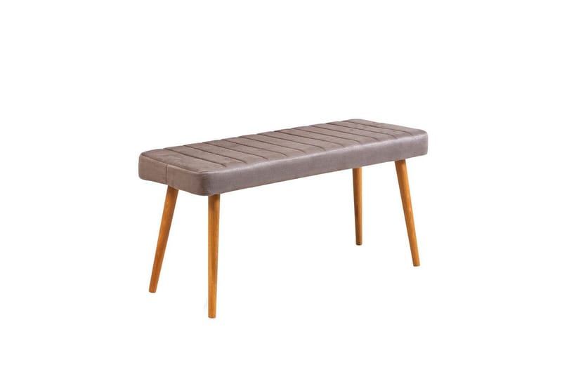 Ergene Spisegruppe 120 cm Rektangulær - Natur/Grå - Møbler - Borde - Spisebordssæt