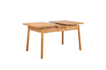 Ergene Spisegruppe 120 cm Rektangulær - Natur/Grå - Møbler - Borde - Spisebordssæt