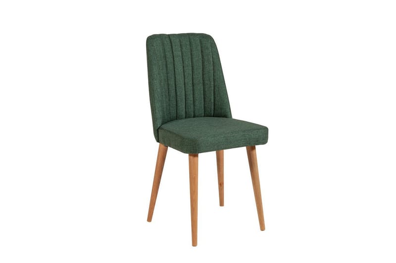 Ergene Spisegruppe 120 cm Rektangulær - Natur/Grøn - Møbler - Borde - Spisebordssæt