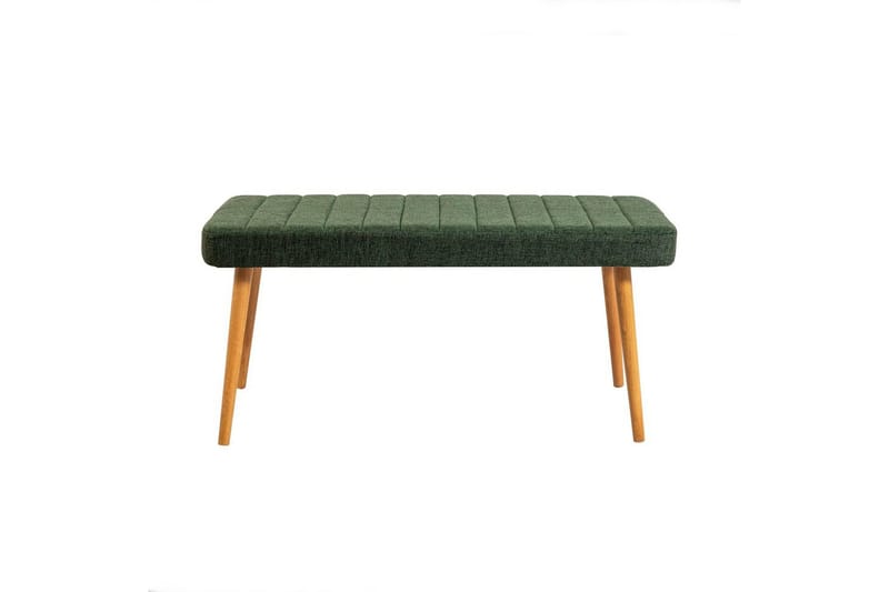 Ergene Spisegruppe 120 cm Rektangulær - Natur/Grøn - Møbler - Borde - Spisebordssæt