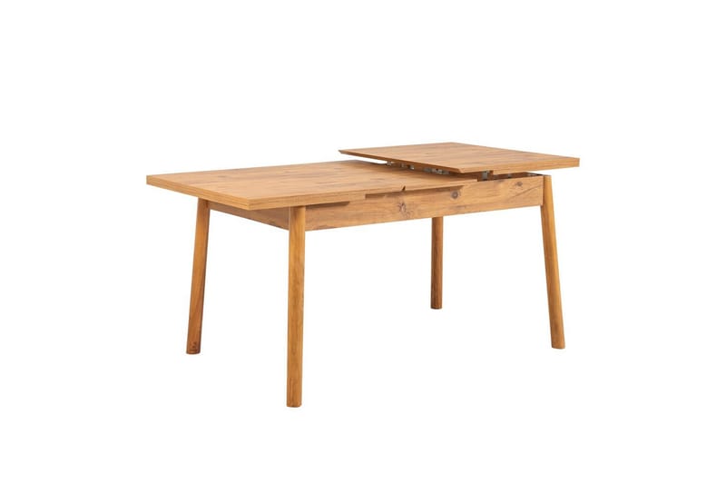 Ergene Spisegruppe 120 cm Rektangulær - Natur/Grøn - Møbler - Borde - Spisebordssæt