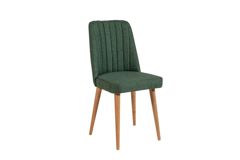 Ergene Spisegruppe 120 cm Rektangulær - Natur/Grøn - Møbler - Borde - Spisebordssæt