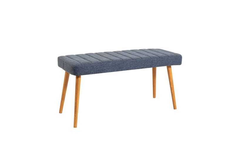 Ergene Spisegruppe 120 cm Rektangulær - Natur/Marineblå - Møbler - Borde - Spisebordssæt