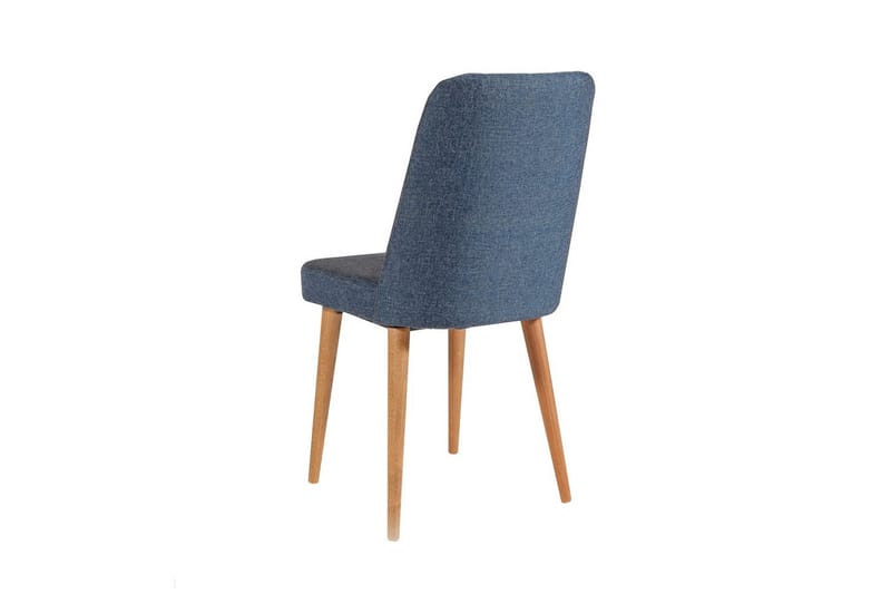 Ergene Spisegruppe 120 cm Rektangulær - Natur/Marineblå - Møbler - Borde - Spisebordssæt