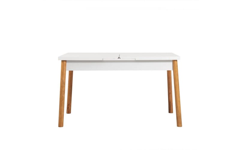 Ergene Spisegruppe 120 cm Rektangulær - Natur/Marineblå - Møbler - Borde - Spisebordssæt