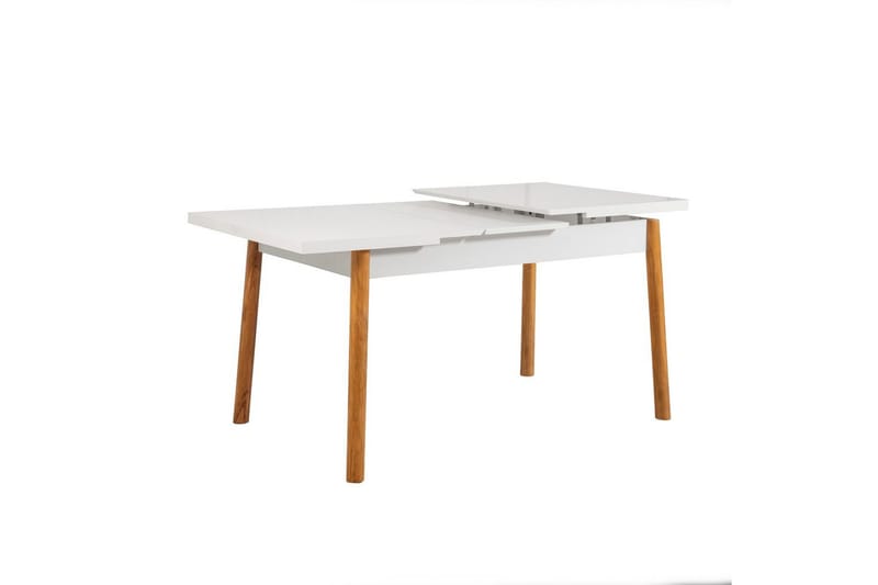 Ergene Spisegruppe 120 cm Rektangulær - Natur/Marineblå - Møbler - Borde - Spisebordssæt