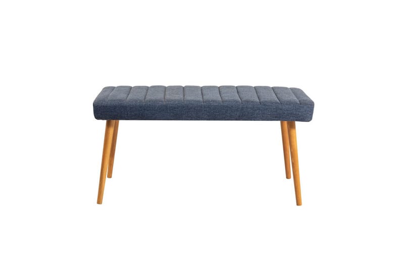 Ergene Spisegruppe 120 cm Rektangulær - Natur/Marineblå - Møbler - Borde - Spisebordssæt