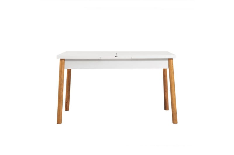 Ergene Spisegruppe 120 cm Rektangulær - Natur/Marineblå - Møbler - Borde - Spisebordssæt