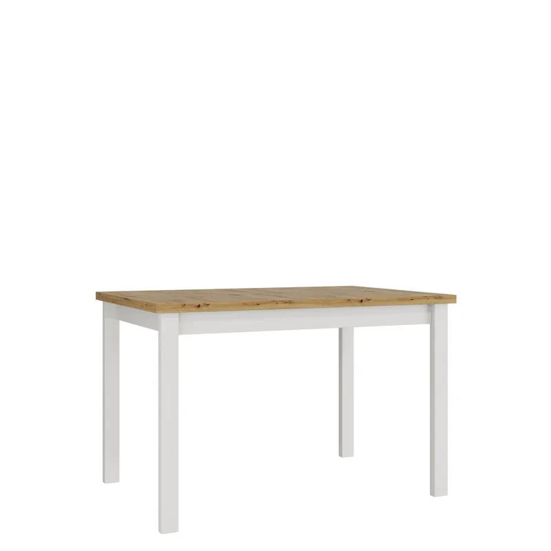 Ericka Spisebord 120 cm Rektangulær - Hvid/Brun - Møbler - Borde - Spisebord og køkkenbord