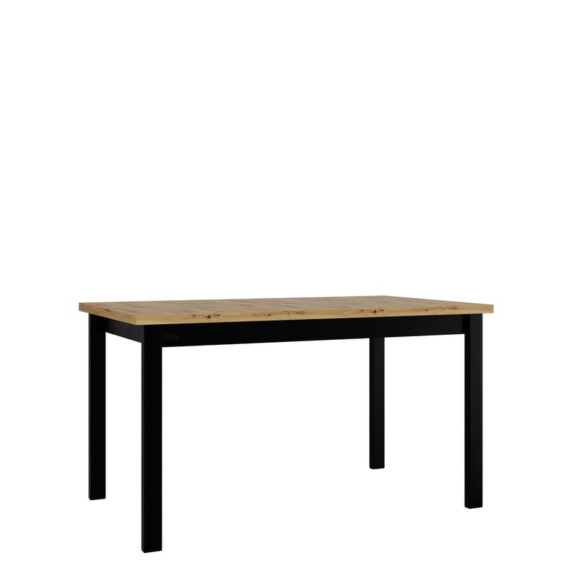 Ericka Spisebord 140 cm Rektangulær, Sort/Brun