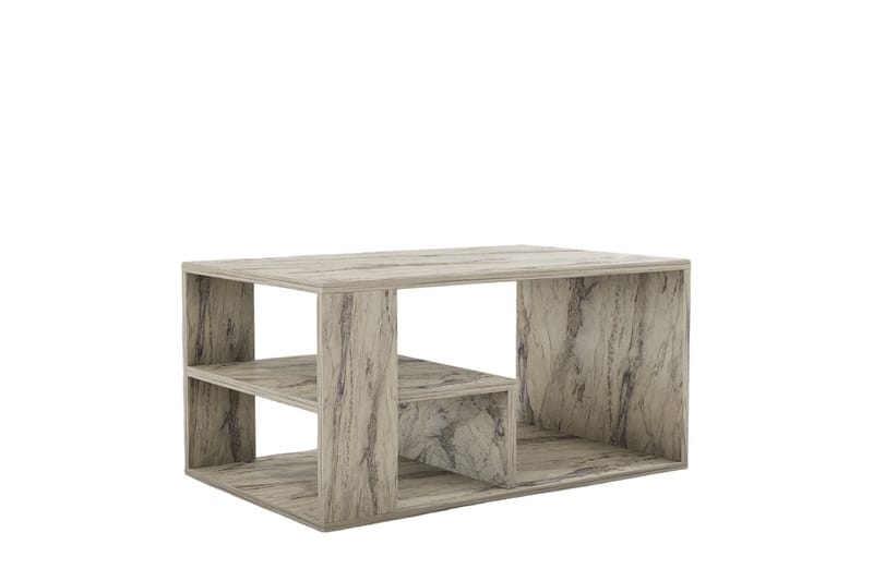 Eros Sofabord 80 cm - Hvid Marmor - Møbler - Borde - Sofabord