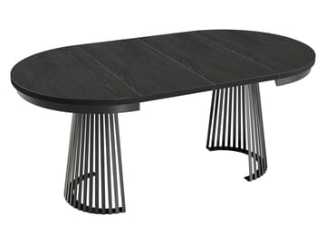Erylan Spisebord rundt udtrækkeligt 100-180 cm - Beige, brun - Møbler - Borde - Spisebord og køkkenbord