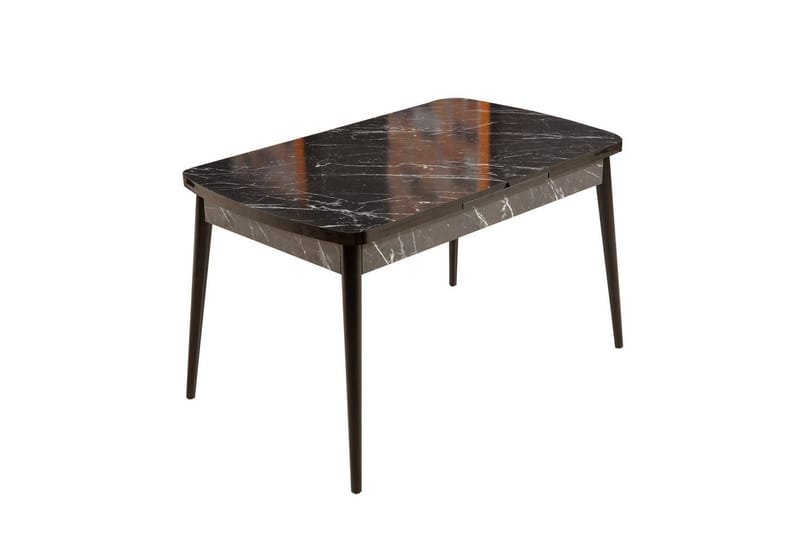 Eryon Spisebord 132 cm Rektangulær - Sort/Hvid - Møbler - Borde - Spisebord og køkkenbord