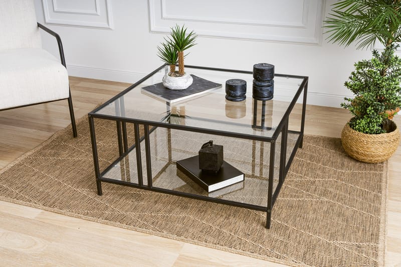Ezer Sofabord 80 cm - Sort - Møbler - Borde - Sofabord