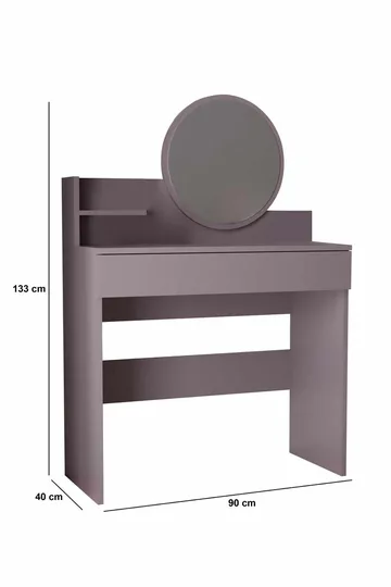 Fabrony sminkebord med spejl 90 cm - Anemone - Møbler - Borde - Sminkebord & konsolbord