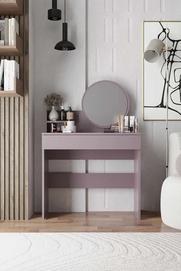 Fabrony sminkebord med spejl 90 cm - Anemone - Møbler - Borde - Sminkebord & konsolbord