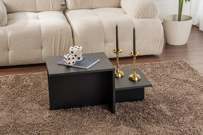 Fabrony sofabord 80x40 cm sort - Møbler - Borde - Sofabord