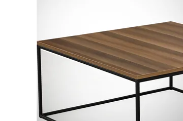 Falan Sofabord 75 cm - Brun/Sort - Møbler - Borde - Sofabord
