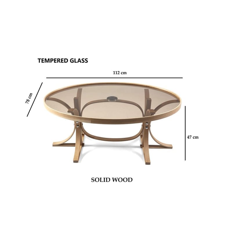 Faylin Sofabord 112 cm - Natur - Møbler - Borde - Sofabord