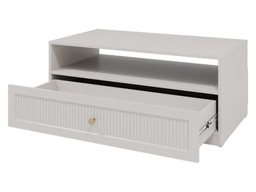 Fayric 100 cm Rektangulært Sofabord med Skuffer i Træ - Beige - Møbler - Borde - Sofabord