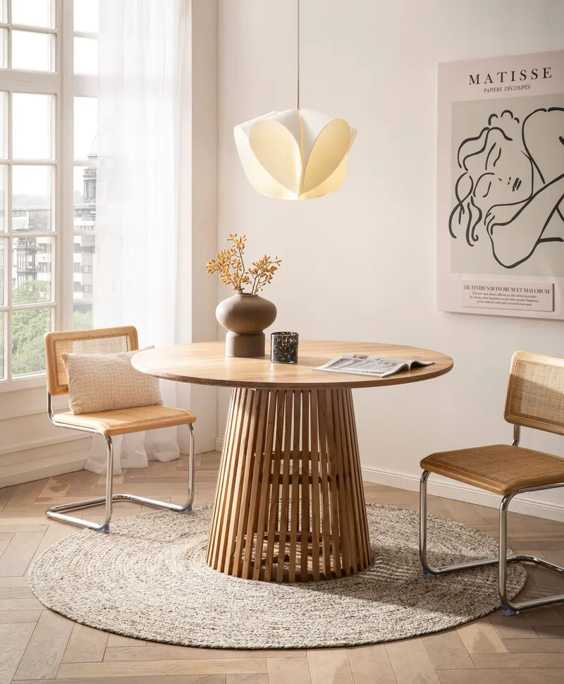 Fenano spisebord 120 cm - Varm lysebrun - Møbler - Borde - Spisebord og køkkenbord