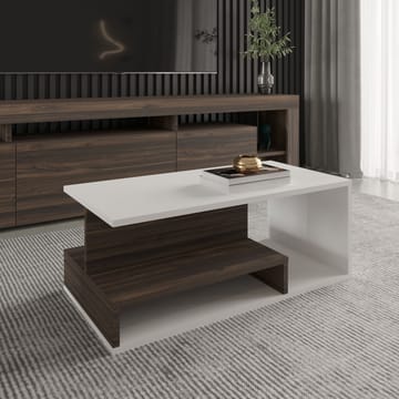 Fenlo Sofabord 90x35x44,8 cm - Hvid valnød - Møbler - Borde - Sofabord