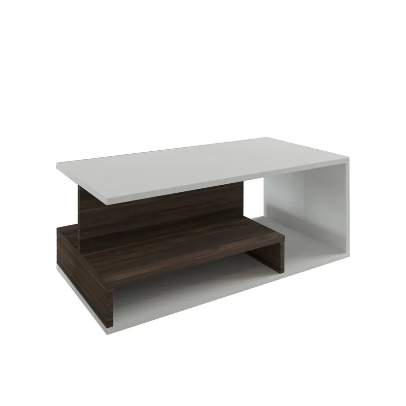 Fenlo Sofabord 90x35x44,8 cm - Hvid valnød - Møbler - Borde - Sofabord