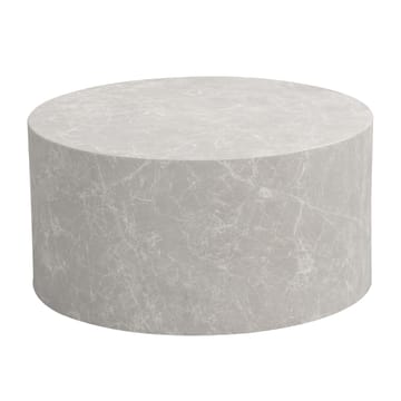Fenova Rund Cylinder Sofabord 60 cm - Lysegrå - Møbler - Borde - Sofabord