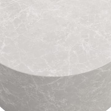 Fenova Rund Cylinder Sofabord 60 cm - Lysegrå - Møbler - Borde - Sofabord