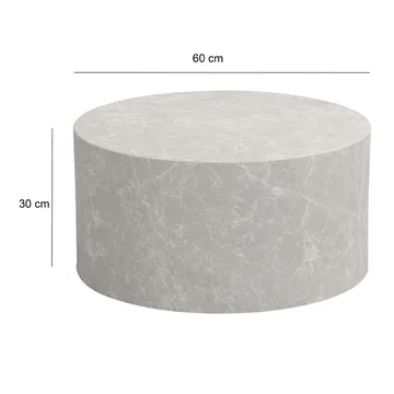 Fenova sofabord 60 cm - Sandgrå - Møbler - Borde - Sofabord