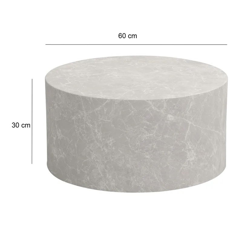 Fenova sofabord 60 cm - Sandgrå - Møbler - Borde - Sofabord