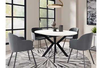 Ferrer Spisebord 138 cm - Sort/Beige - Møbler - Borde - Spisebord og køkkenbord