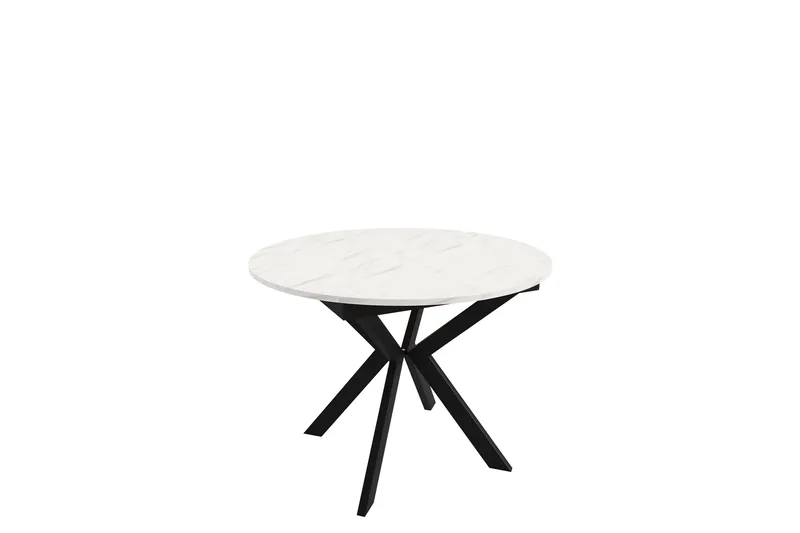 Ferrer Spisebord 138 cm, Sort/Hvid