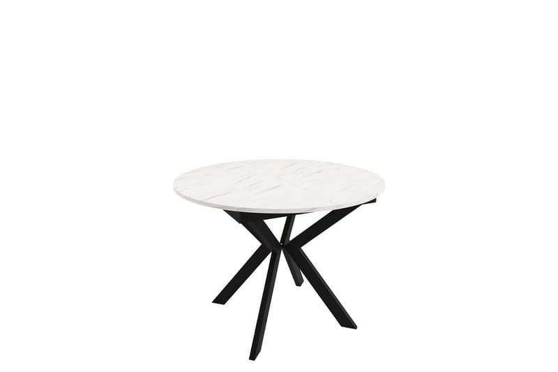 Ferrer Spisebord 138 cm, Sort/Hvid
