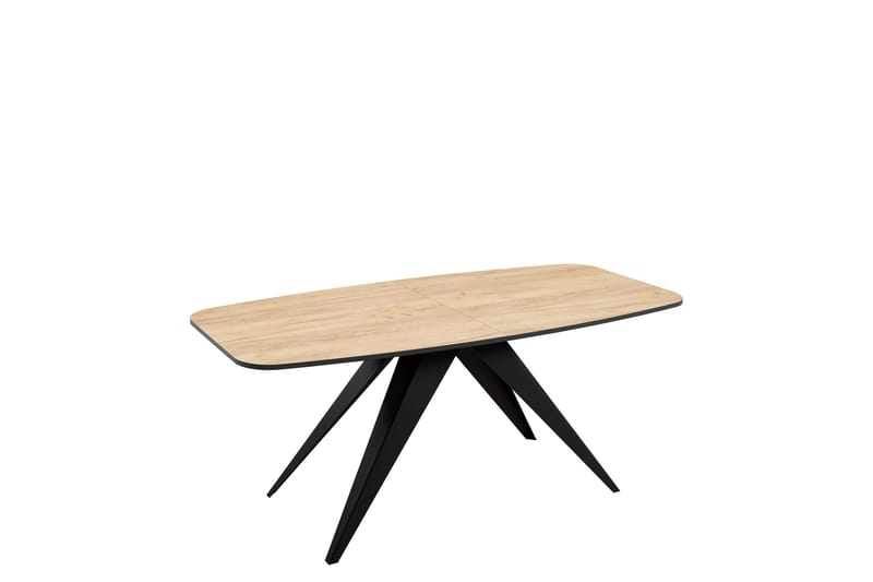 Ferro Spisebord 198 cm, Sort/Beige