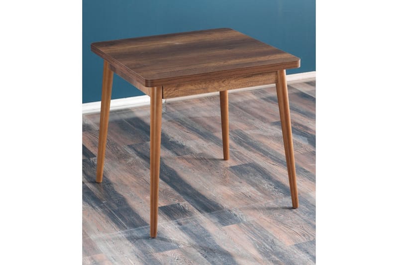 Florai Spisebord 80 cm Kvadratisk, Valnød