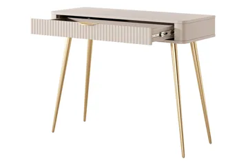 Forba Sminkebord 101 cm - Beige - Møbler - Borde - Sminkebord & konsolbord