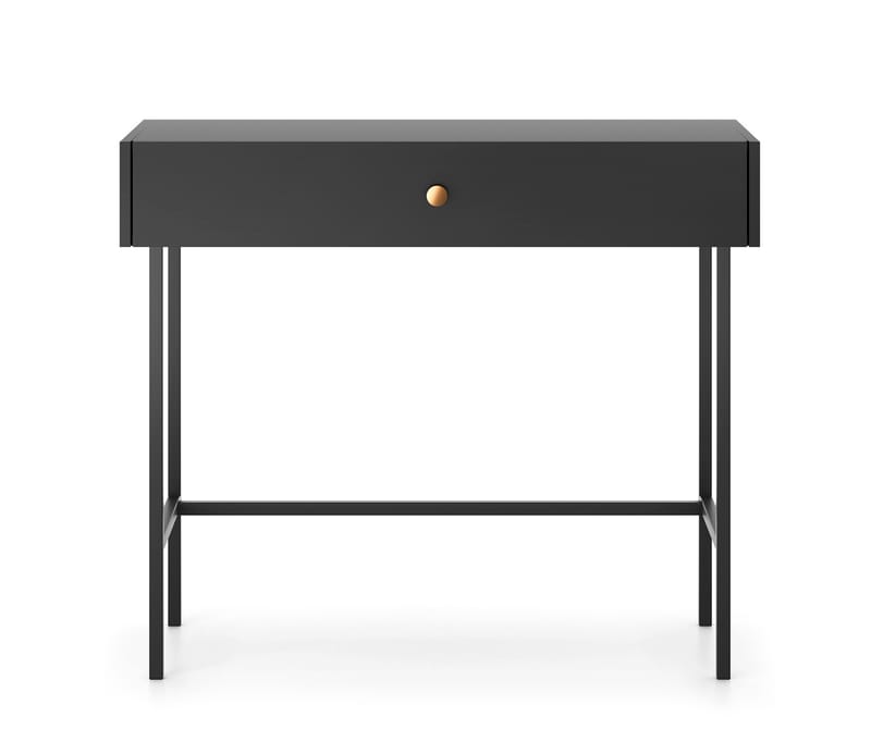 Francisca Sminkebord 93 cm - Sort - Møbler - Borde - Sminkebord & konsolbord