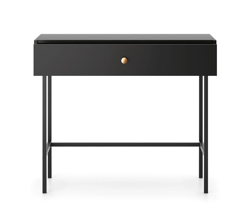 Francisca Sminkebord 93 cm - Sort - Møbler - Borde - Sminkebord & konsolbord