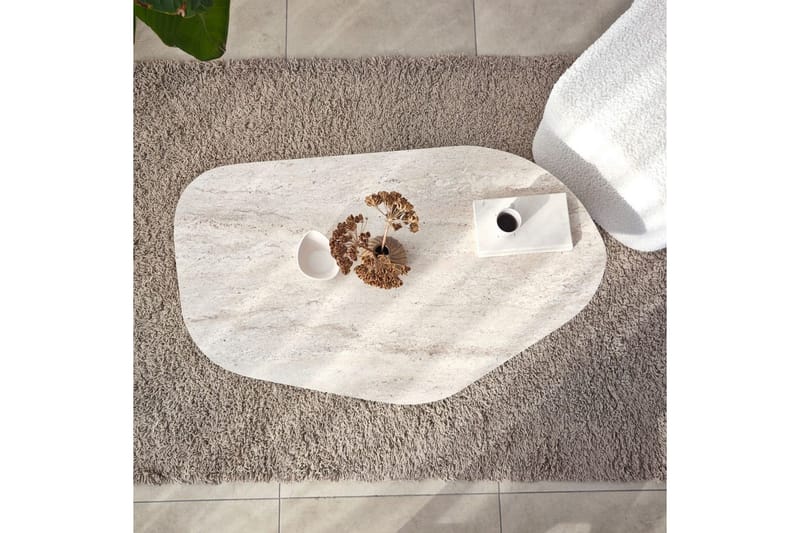 Fredrilla Sofabord 105 cm - Beige - Møbler - Borde - Sofabord