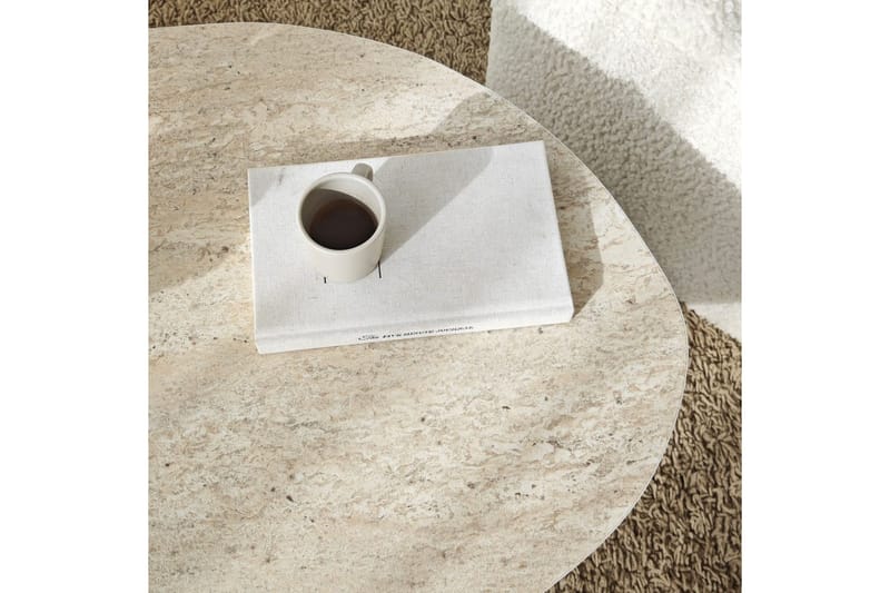 Fredrilla Sofabord 105 cm - Beige - Møbler - Borde - Sofabord