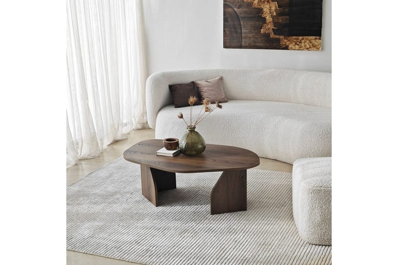 Fredrilla Sofabord 105 cm - Brun - Møbler - Borde - Sofabord