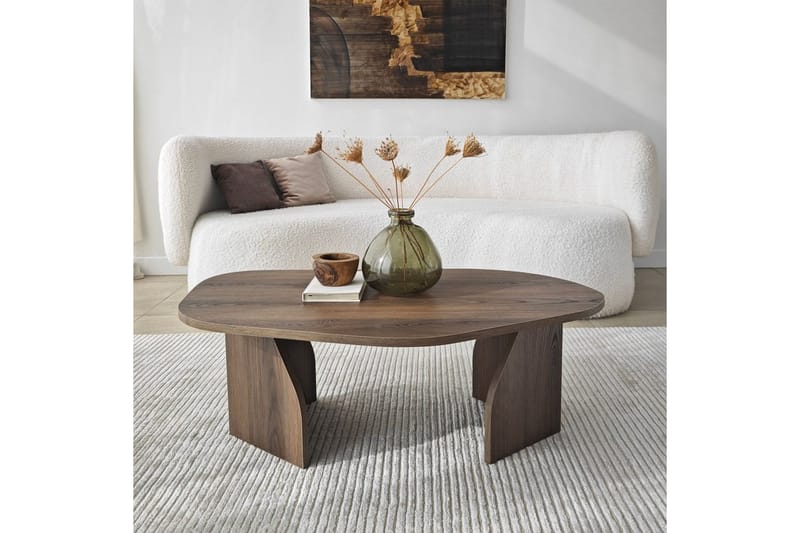 Fredrilla Sofabord 105 cm - Brun - Møbler - Borde - Sofabord
