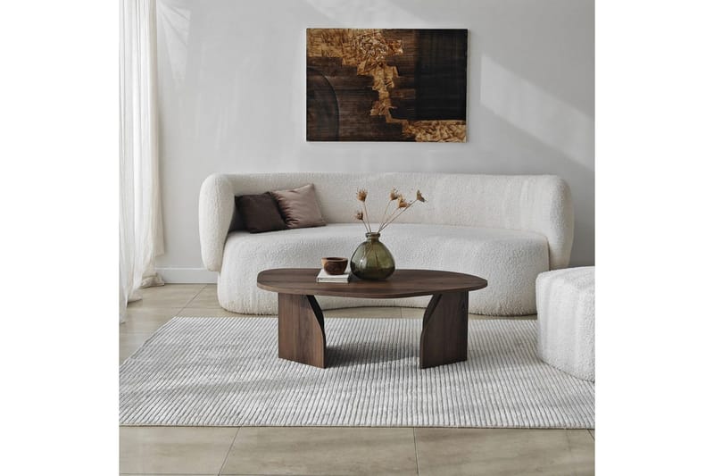 Fredrilla Sofabord 105 cm - Brun - Møbler - Borde - Sofabord